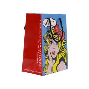 Sacs en papier promotionnels personnalisés imprimés, colorés et bon marché avec poignées – Offre spéciale - Product Image 2