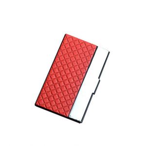 Estuche para Tarjetas de Visita de Metal Plateado de Acero Inoxidable de Lujo con Logotipo Personalizado de Alta Calidad en Cuero PU - Product Image 6