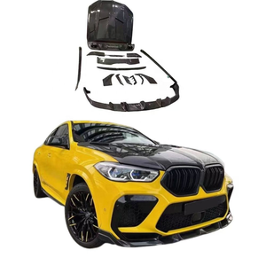 Kit Carrozzeria in Fibra di Carbonio Stile LD per <span class=keywords><strong>BMW</strong></span> X6M - Spoiler/Minigonne Laterali/Diffusore Posteriore/Aggiornamento Cofano - Product Image 1