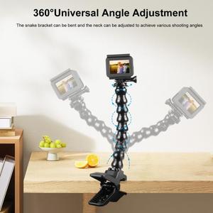 Takenoken hành động thể thao máy ảnh linh hoạt cổ ngỗng Jaws <span class=keywords><strong>Flex</strong></span> kẹp núi Đen máy ảnh kỹ thuật số sáng Tripod cho điện thoại 120 240 - Product Image 6
