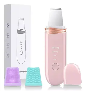 Ultrasonik Scrubber Kulit Blackhead Remover Wajah Spatula 2020 Elektrik Wajah Kulit Mati Mengupas Pembersih Sonik Profesional