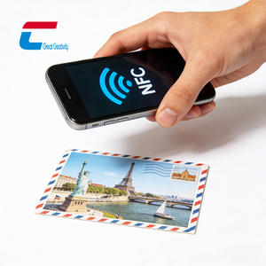 Carte postale intelligente NFC avec photo de monument, accès instantané à l'histoire, reconstruction en réalité augmentée et navigation cartographique pour cadeau de musée - Product Image 1