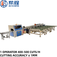 Scie à découper le bois CNC horizontale numérique automatique robuste à angle variable pour usine de traitement du bois, moteur 20-160