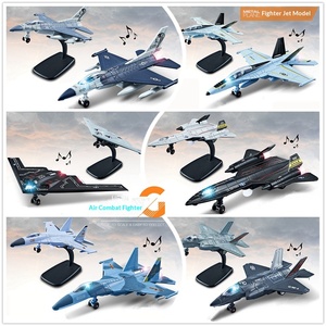 โมเดลเครื่องบินรบอัลลอยด์ขนาด 22 ซม. สเกล 1:64 รุ่น F-16 <span class=keywords><strong>Su</strong></span>-35 F-18 F35 ของเล่นควบคุมการบิน ของเล่นข้ามพรมแดน - Product Image 5
