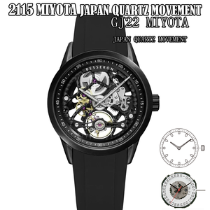 นาฬิกาข้อมืออัตโนมัติของผู้ชายหรูหราใหม่โลโก้กำหนดเอง5ATM แก้วแซฟไฟร์นาฬิกากันน้ำ - Product Image 4