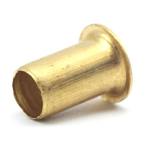 Rivet tubulaire creux à tête plate en laiton et cuivre Rivet tubulaire creux en acier inoxydable à tête ronde - Product Image 6