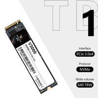 REECHO V3000 1T NVMe M.2 3.0x4 Interface SSD Cangkang Plastik Kecepatan Baca 3500MB/s Kecepatan Tulis 2800MB/s Desktop Laptop