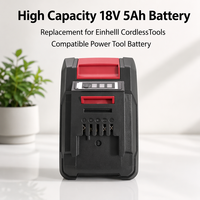 Batterie Li-ion haute capacité XMX FACTORY 18V 5.0Ah avec cellules au lithium de qualité supérieure, garantie 1 an pour outils électriques sans fil