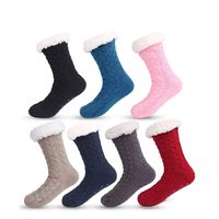 Postpartum Schwangerschafts-Wärmesocken aus Anti-Pilling-Gewebe, Flauschige Fleece-Cosy-Crew-Socken für den Alltag