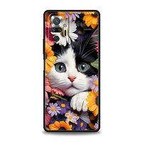 Coque de téléphone chat de détection mignon pour Xiaomi Redmi Note 13 12 5G 11 10 Pro Plus 4G 9S 9 8 7 9T 13C 12C 10C 9C 9A housse en Silicone souple