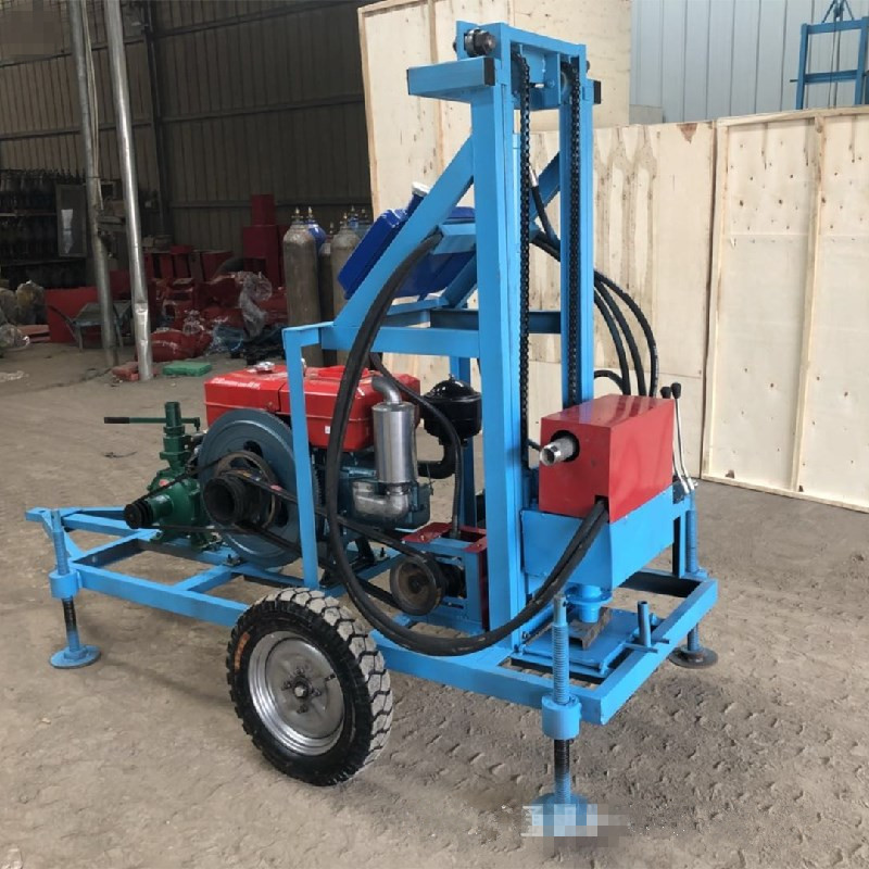 Petite Machine De Forage électrique Hydraulique Portable De 100 M Et 120 M Pour Puits D