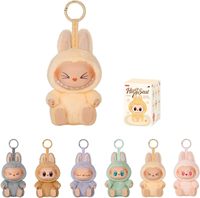 Offre Spéciale POP MART 100% Original LABUBU Have a Seat Blind Box Peluches Visage Vinyle Boîtes Mystères 1PC/6PC Modèle Poupée Porte-clés Sac