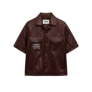 เสื้อแจ็คเก็ตกันน้ำ ระบายอากาศได้ดี ไซส์ใหญ่  แบบ unisex  แขนยาว  หนัง PU  ปิดซิป  พิมพ์ลายกราฟิก  โลโก้ OEM/ODM  ตามสั่ง ปี 2026 - Product Image 5
