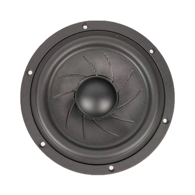 Professional 6.5 Inch Woofer Speaker Unit High Performance Metal Unit with Glass-Fiber and Paper Composite Cone