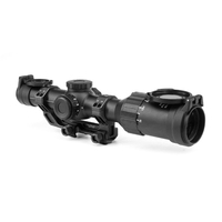 Lunette de visée LPVO FFP 1-6x24 mm avec tube de 30 mm (1,54 po) et réticule MRAD en forme de fer à cheval gravé sur verre et éclairé