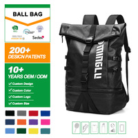 Sac à dos de basketball à enroulement pas cher, grande capacité, multifonctionnel pour le rangement de l'équipement de football, sac de sport et d'entraînement