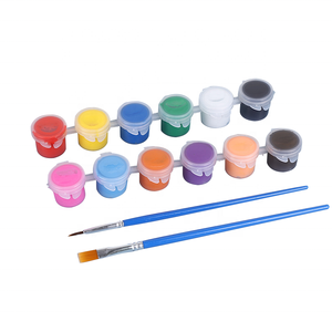 थोक कारखाने उच्च गुणवत्ता वाले ऐक्रेलिक पेंट 12 रंग 5 मिलीलीटर पर्यावरण अनुकूल गैर विषैले - Product Image 3