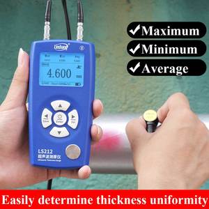 Medidor de espesor ultrasónico Premium LS212 Medidor 350mm de espesor ultrasónico de alta precisión para plástico - Product Image 5