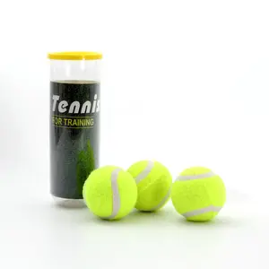 थोक कस्टम लोगो फैक्टरी व्यावसायिक प्रतियोगिता इनडोर और आउटडोर खेल बिक्री स्थायित्व टिकाऊ ऊन सामग्री टेनिस बॉल