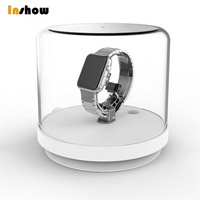 Caja de Exhibición con Alarma Antirrobo Transparente y Bloqueable A701 para Airpods, Relojes Inteligentes, Exhibición de Seguridad para Tiendas Minoristas, Soporte de Carga