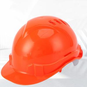 Casque de sécurité industriel orange en gros, meilleure qualité, casque de chantier personnalisable, directement de l'usine, en matériau HDPE pour le travail - Product Image 4