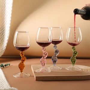 <span class=keywords><strong>Verre</strong></span> à vin rouge en <span class=keywords><strong>verre</strong></span> borosilicate haut de gamme, design cactus, style nordique, idéal pour Instagram, <span class=keywords><strong>chic</strong></span> pour bars à cocktails et usage domestique, 301-400 ml - Product Image 1