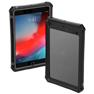 Étui ShellBox pour <span class=keywords><strong>iPad</strong></span> <span class=keywords><strong>Mini</strong></span> 5/4 7,9 pouces, pare-chocs intégral, support pour stylet, béquille pliable robuste, cordon, étui IP68 - Product Image 1