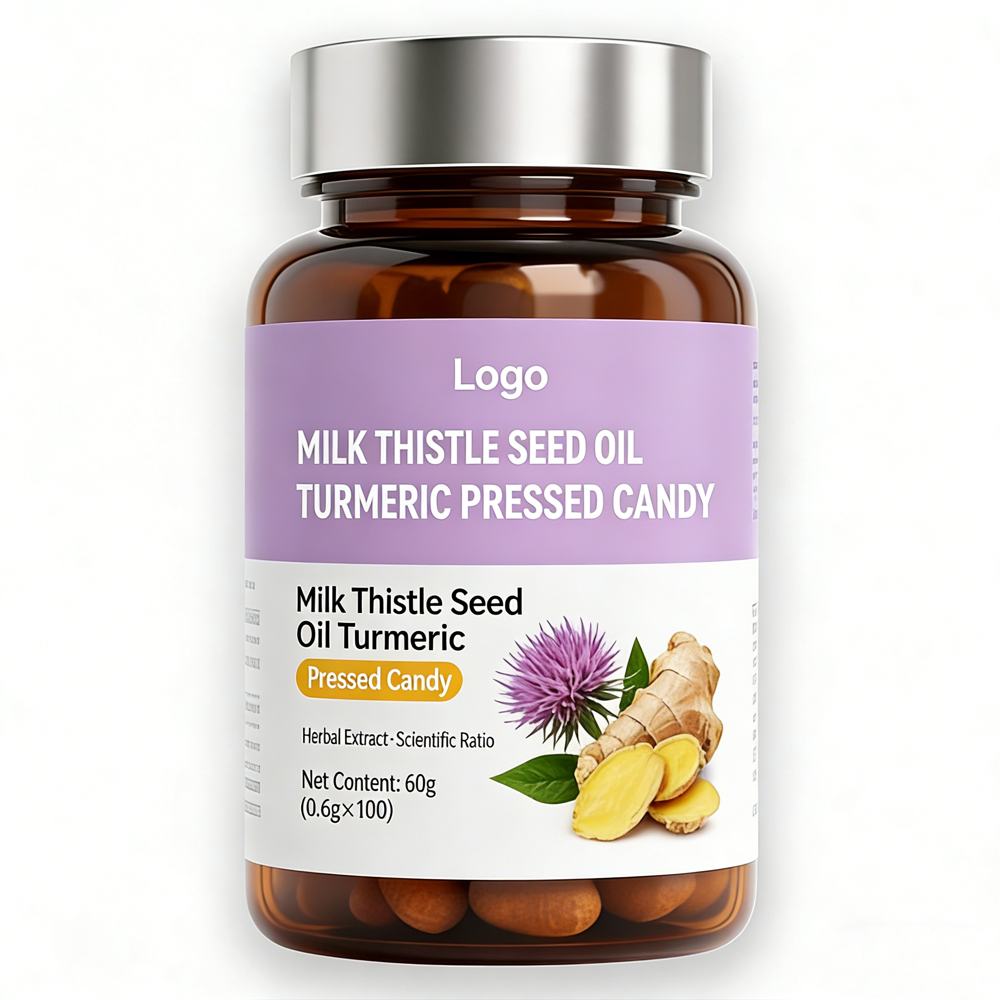OEM Natural Milk Thistle Adult Pills for Liver Health & Daily Nutritional Care