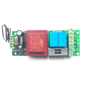 <span class=keywords><strong>Carte</strong></span> de commande de moteur tubulaire AC220V, interrupteur de télécommande, récepteur de relais RF 433Mhz - Product Image 6