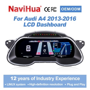 Navihua <b>Car</b> <b>for</b> Audi A4 2009-2012 Upgrade LCD Dashboard Auto <b>Speedometer</b> Linux System Carplay <b>Car</b> Digital Cluster Instrument - Product Image 1