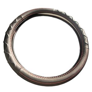 Moda caliente vehículo cómodo cuero PVC cubierta del volante del coche protector universal antideslizante - Product Image 1