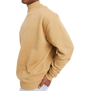 เสื้อสเวตเชิ้ตคอเต่าผ้าฝ้าย 100% หนัก 360 กรัม ย้อมสีพื้น ทรงโอเวอร์ไซส์ เป็นมิตรกับสิ่งแวดล้อม ทรงหลวม ผ้าริบหนา ปักลายตามสั่ง สำหรับฤดูหนาว - Product Image 1