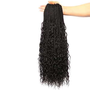 <span class=keywords><strong>Capelli</strong></span> <span class=keywords><strong>Ricci</strong></span> Leggeri per Crochet, Senza Prurito, Senza Crespo, Morbidi, in <span class=keywords><strong>Capelli</strong></span> Umani, Pre-annodati con Estremità <span class=keywords><strong>Ricci</strong></span>, per Intrecciare, per Uso Quotidiano Femminile - Product Image 4