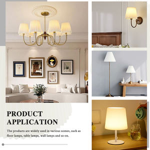 <strong>Wholesale</strong> <strong>Cheap</strong> Vintage Style LampShade Decorative Pendant <strong>Lamp</strong> Bedside Table <strong>Lamp</strong> Pleated Fabric Folded <strong>Lamp</strong> <strong>Shade</strong> - Product Image 3