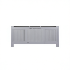 Cubierta gris para radiador de 80,71 x 8,07 x 32,09 pulgadas, cubierta para muebles a prueba de polvo - Product Image 1