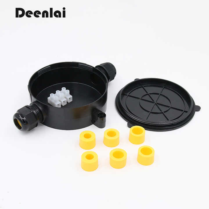 97x33mm Junction Box Electrical Project Enclosure DIY Round Case ...