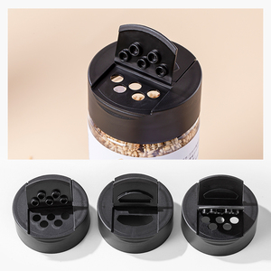 Cấp thực phẩm Pet 252ml 8oz nhựa gia vị container muối hạt tiêu thảo mộc Shaker bột lọ nhựa gia vị chai - Product Image 4