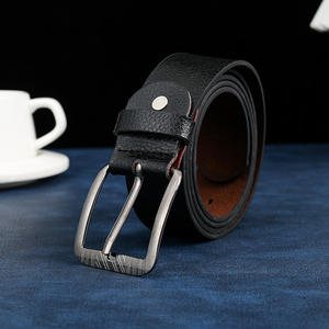 Ceinture en cuir <span class=keywords><strong>pour</strong></span> <span class=keywords><strong>homme</strong></span> avec boucle en alliage de designer tendance 2025, matériau de chaîne robuste, boucle en alliage de fer et de zinc <span class=keywords><strong>pour</strong></span> la <span class=keywords><strong>taille</strong></span> - Product Image 5