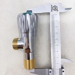 Válvula angular de latón engrosado de 3/4 pulgadas y 20 mm para inodoro, calentador de agua, lavabo - Product Image 2