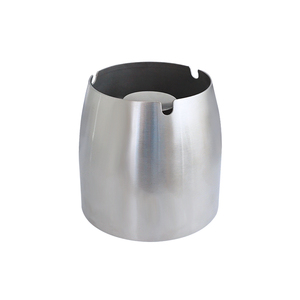 Wholesale modern design outdoor windproof stainless steel portable outdoor tabletop ashtray