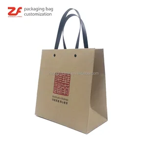 Whole Sales New Design Custom Paper Bag With Handle Paper Shopping Bag retail clothing packaging