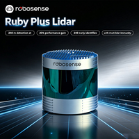 RoboSense Ruby Plus, soc avancé à semi-conducteurs, portée maximale de 500 m, champ de vision large, fréquence élevée, haute résolution