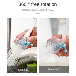 Adaptateur de Robinet Rotatif à 360° Économiseur d'Eau Haute Pression avec Filtre en Plastique Écologique pour Salle de Bain et Cuisine - Product Image 3