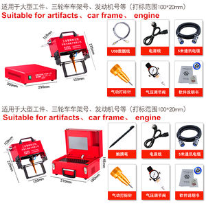 <span class=keywords><strong>เครื่อง</strong></span>ทำ<span class=keywords><strong>เครื่อง</strong></span>หมายตัวควบคุมหน้าจอสัมผัสแบบมือถือไฟฟ้านิวเมติกสำหรับแผ่นป้ายรถยนต์ชิ้นส่วนโลหะแกะสลักไม่จำเป็นต้องใช้คอมพิวเตอร์ - Product Image 5