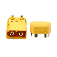 Conector XT60 Macho y Hembra XT60-PW, Adaptador XT60PW-M XT60PW-F, Placa de Distribución PCB de 20A, Conector Amass XT60