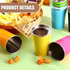 Gobelet empilable en acier inoxydable personnalisé, gobelet en métal incassable pour bar, camping, voyage et cadeaux promotionnels - Product Image 4