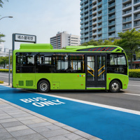 Bus Urbain Guangtong 7,9 m Entièrement Électrique LHD 26 Places à Plancher Bas Transport Public Automatique 71-90 km/h Bus de Transport de Passagers