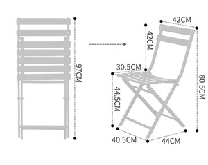 Metal Furniture Folding <strong>Tables</strong> and Chairs <strong>Cheap</strong> Garden Restaurant Stackable Metal Dining Chair Outdoor Furniture Sets - Product Image 6