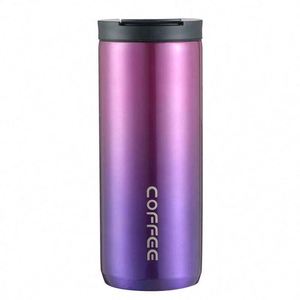 CORPCE Stainless Steel Vacuum Tumbler <b>Double</b> <b>Wall</b> Insulated Travel <b>Mug</b> Black Minimalist Design With Lid - Product Image 4