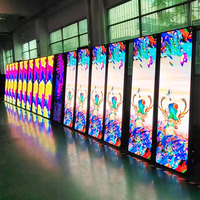 65 pouces plein écran lcd affiche wifi contrôle vidéo led affiche écran miroir led affiche écran